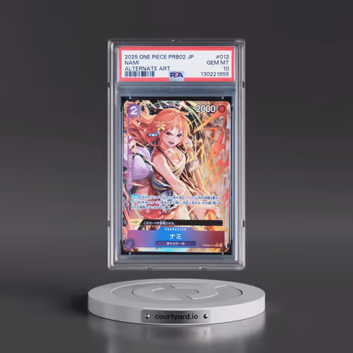 2025 One Piece Japanese PRB02-Premium Booster -One Piece Card the Best- Vol.2 #012 Nami - Alternate