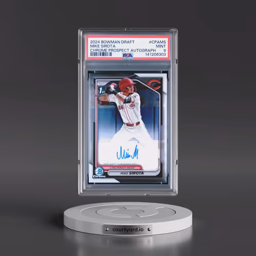2024 Bowman Draft Chrome Prospect Autographs #CPAMS Mike Sirota (PSA 9 MINT)