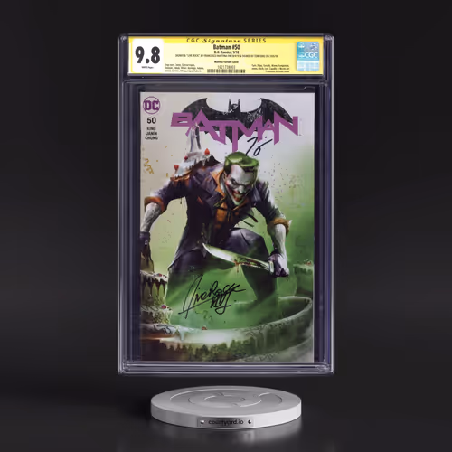 Batman #50 CGC 9.8 White Pages (DC Comics, 9/18) - Signature Series Mattina Variant Cover