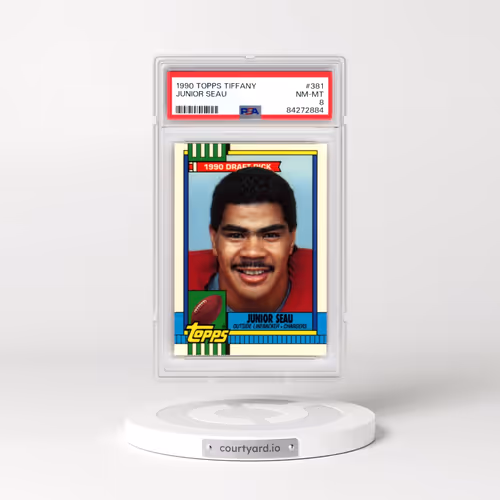 1990 Topps Tiffany #381 Junior Seau (PSA 8 NM-MT)