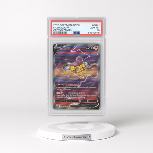 2022 Crown Zenith #GG41 Raikou V - Holo (PSA 10 GEM MINT)