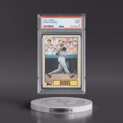 1987 Topps #320 Barry Bonds (PSA 9 MINT)