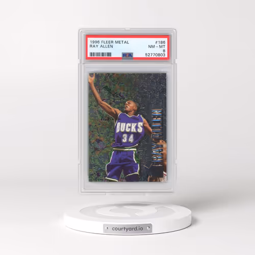 1996 Metal #186 Ray Allen (PSA 8 NM-MT)