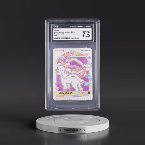 2023 Scarlet & Violet Stickers (Marumiya Archway BG) - Japanese #36 Sylveon - Holo (CGC 7.5 NM+)