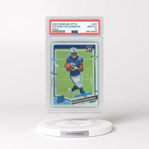 2023 Panini Donruss Optic #247 Anthony Richardson - Holo (PSA 10 GEM MINT)