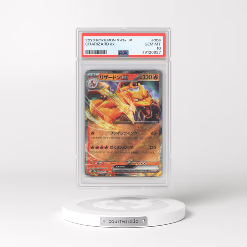 2023 Japanese Pokémon Card 151 #006 Charizard ex (PSA 10 GEM MINT)