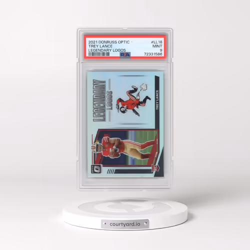 2021 Panini Donruss Optic Legendary Logos #LL18 Trey Lance (PSA 9 MINT)
