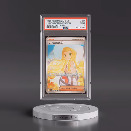 2025 Pokémon M1l-Mega Brave #091 Lillie's Determination - Special Art Rare (PSA 9 MINT)