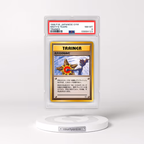 1998 Pokémon Gym Misty's Tears - Trainer (PSA 8 NM-MT)