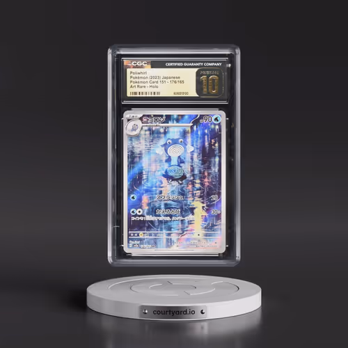 2023 Pokémon Card 151 #176/165 Poliwhirl - Art Rare Holo (CGC 10 PRISTINE)