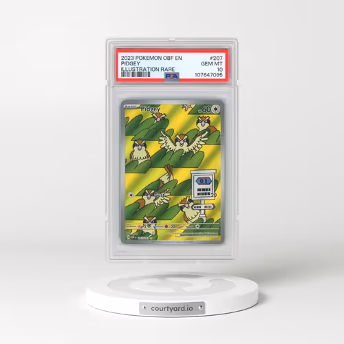 2023 Pokémon Obf EN-Obsidian Flames #207 Pidgey - Illustration Rare (PSA 10 GEM MINT)