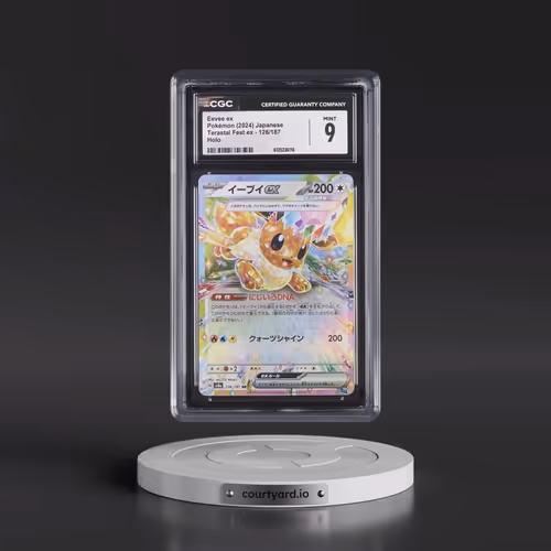 2024 Pokémon Sv8a-Terastal Fest EX #126 Eevee EX - Holo (CGC 9 MINT)