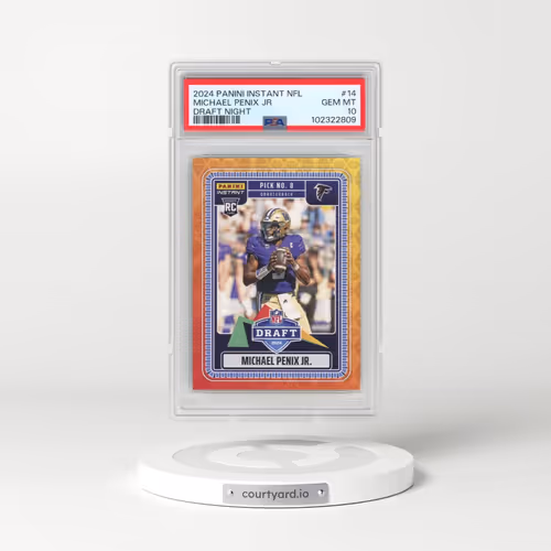 2024 Panini Instant NFL Draft Night #14 Michael Penix Jr (PSA 10 GEM MINT)