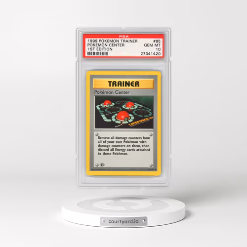 1999 Pokémon Game #85 Pokemon Center - 1st Edition (PSA 10 GEM MINT)