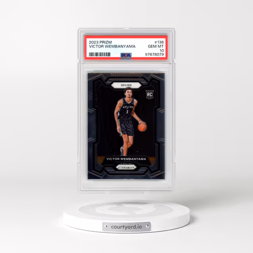 2023 Panini Prizm #136 Victor Wembanyama (PSA 10 GEM MINT)