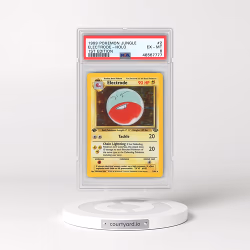 1999 Pokémon Jungle #2 Electrode - 1st Edition Holo (PSA 6 EX-MT)