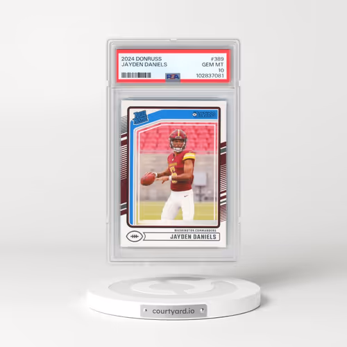 2024 Panini Donruss #389 Jayden Daniels (PSA 10 GEM MINT)