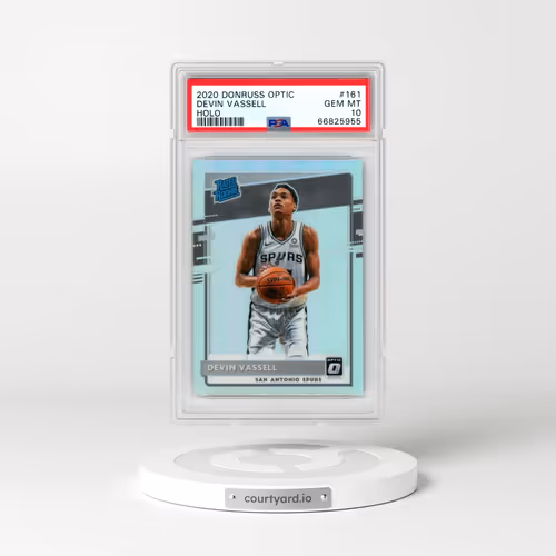 2020 Panini Donruss Optic #161 Devin Vassell - Holo (PSA 10 GEM MINT)