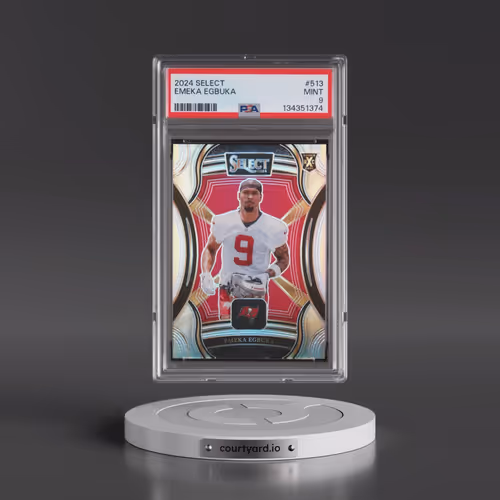 2024 Panini Select #513 Emeka Egbuka (PSA 9 MINT)