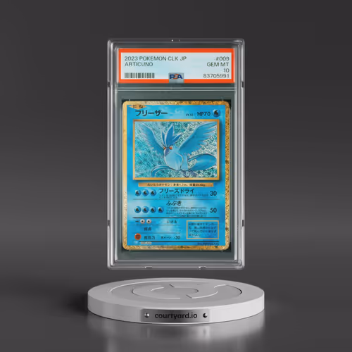 2023 Pokémon Clk-Trading Card Game Classic Blastoise & Suicune EX Deck #009 Articuno (PSA 10 GEM MINT)