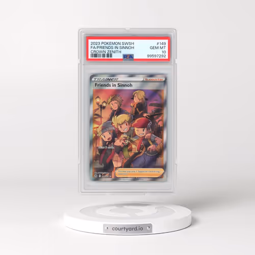 2023 Pokémon Sword and Shield Crown Zenith #149 Friends in Sinnoh - Full Art (PSA 10 GEM MINT)