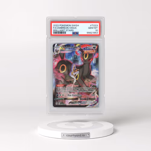 2022 Pokémon Sword & Shield Brilliant Stars #TG23 Umbreon Vmax - Full Art (PSA 10 GEM MINT)