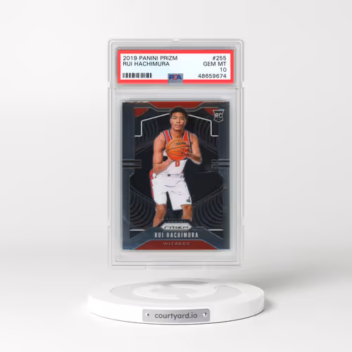2019 Panini Prizm #255 Rui Hachimura (PSA 10 GEM MINT)