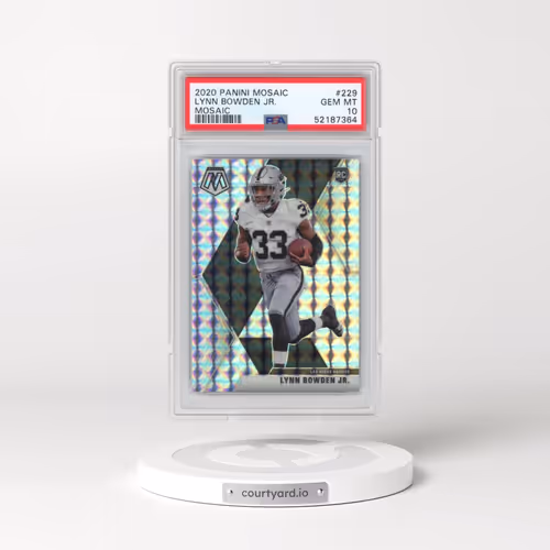2020 Panini Mosaic #229 Lynn Bowden Jr. - Mosaic (PSA 10 GEM MINT)