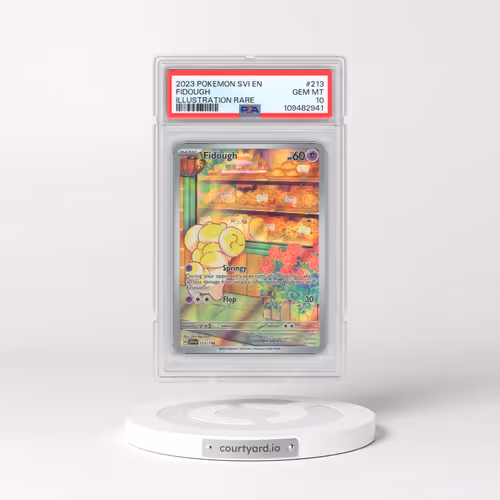 2023 Pokémon Svi EN-Scarlet & Violet #213 Fidough - Illustration Rare (PSA 10 GEM MINT)