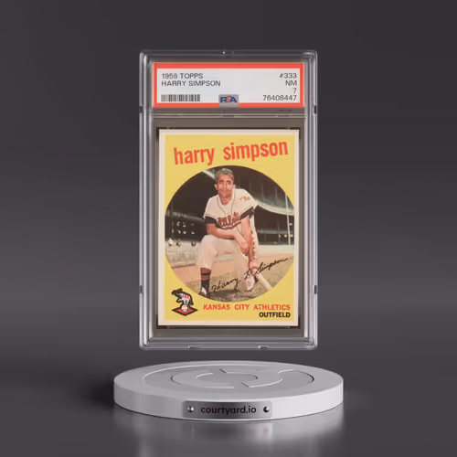 1959 Topps #333 Harry Simpson (PSA 7 NM)