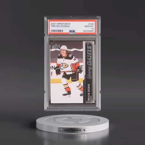 2021-2022 Upper Deck #232 Trevor Zegras (PSA 10 GEM MINT)