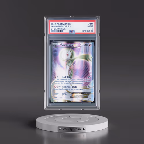 2016 Pokémon XY Steam Siege #111 Gardevoir EX - Holo Full Art (PSA 9 MINT)