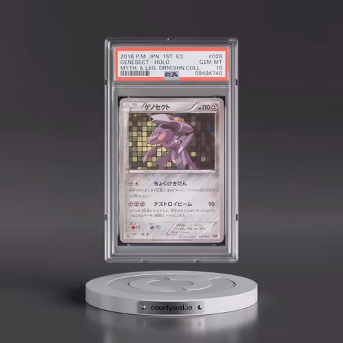 2016 Pokémon Mythical & Legendary Dream Shine Collection #028 Genesect - 1st Edition Holo (PSA 10 GE