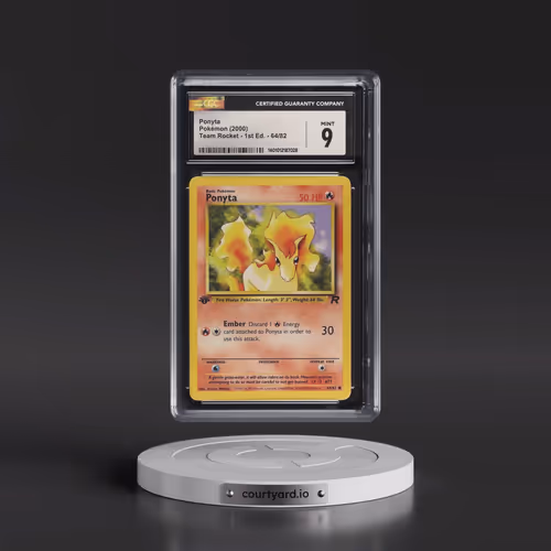 2000 Team Rocket #64/82 Ponyta - 1st Edition 1st Edition (CGC 9 MINT)