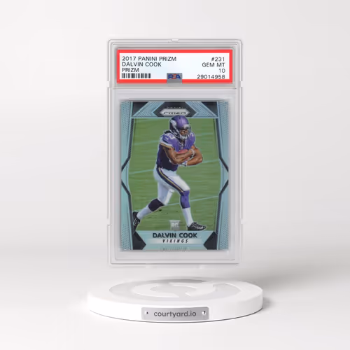 2017 Panini Prizm #231 Dalvin Cook - Prizm (PSA 10 GEM MINT)