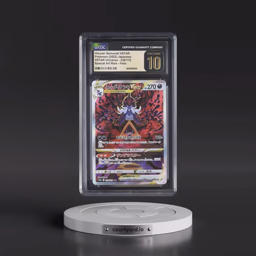 2022 VSTAR Universe #230/172 Hisuian Samurott VSTAR - Special Art Rare Holo (CGC 10 PRISTINE)