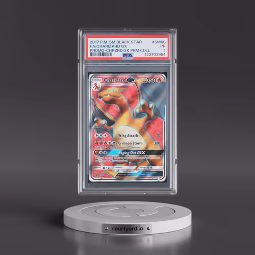 2017 Pokémon SM Black Star Promo #SM60 Charizard GX - Holo Full Art Charizard GX Premium Collection