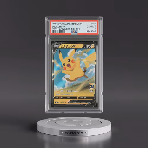 2021 Pokémon 25th Anniversary Collection #020 Pikachu V - Holo (PSA 10 GEM MINT)