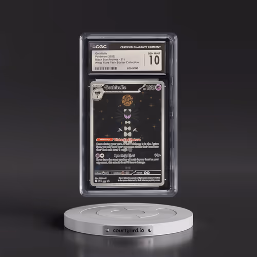 2025 Pokémon Svp EN-SV Black Star Promo #211 Gothitelle - White Flare Tech Sticker Collection (CGC 1