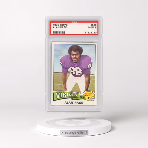 1975 Topps #520 Alan Page (PSA 9 MINT)