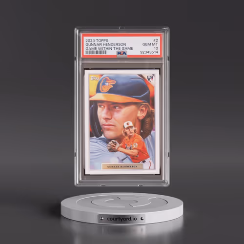 2023 Topps Game Within the Game #2 Gunnar Henderson (PSA 10 GEM MINT)