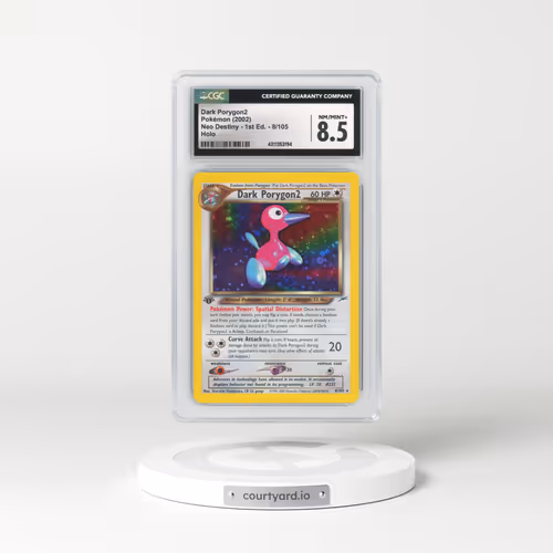 2002 Neo Destiny #8 Dark Porygon2 - 1st Edition Holo (CGC 8.5 NM-MT+)