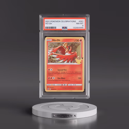 2021 Pokémon Celebrations #001 HO-Oh (PSA 8 NM-MT)