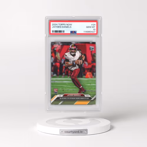 2024 Topps Now #24 Jayden Daniels (PSA 10 GEM MINT)