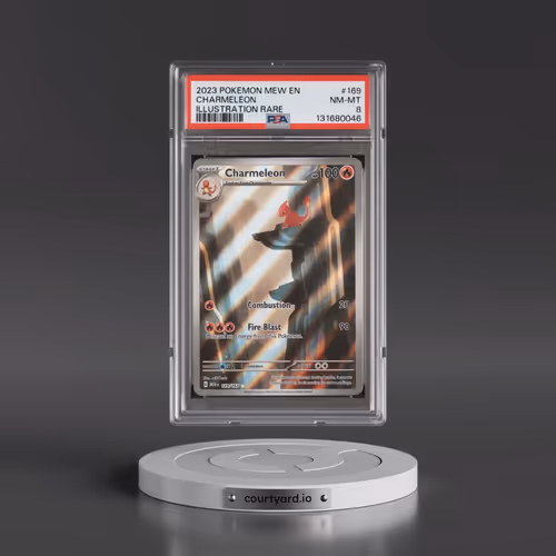 2023 Pokémon Mew EN-151 #169 Charmeleon - Illustration Rare (PSA 8 NM-MT)