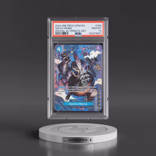 2024 One Piece OP08-Two Legends #004 Gecko Moria - Special Alternate Art (PSA 10 GEM MINT)