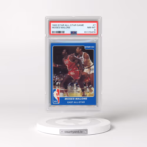 1983 Star All-Star Game #7 Moses Malone (PSA 8 NM-MT)