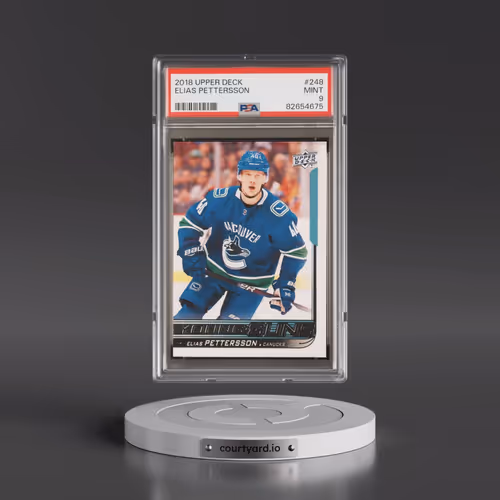2018 Upper Deck #248 Elias Pettersson (PSA 9 MINT)