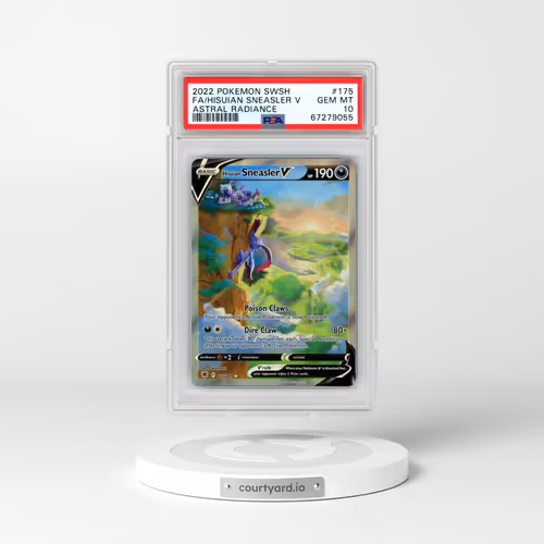 2022 Pokémon Sword & Shield Astral Radiance #175 Hisuian Sneasler V - Holo Full Art (PSA 10 GEM MINT)