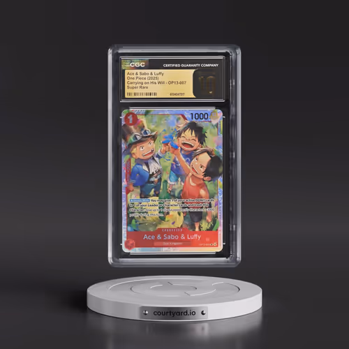 2025 Carrying on His Will (OP13) - English #OP13-007 Ace & Sabo & Luffy (CGC 10 PRISTINE)